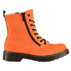 SHELOVET Armadilhas laranja com zíper decorativo SHELOVET Armadilhas laranja com zíper decorativo