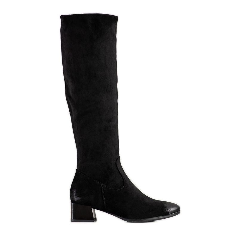 Botas em poste baixo VINCEZA preto