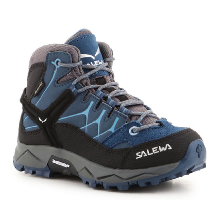 Salewa Alp Trainer Mid Gtx Jr 64010-0365 azul