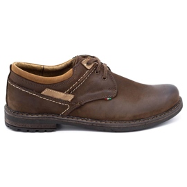 Olivier Sapatos casuais masculinos 298GT marrom