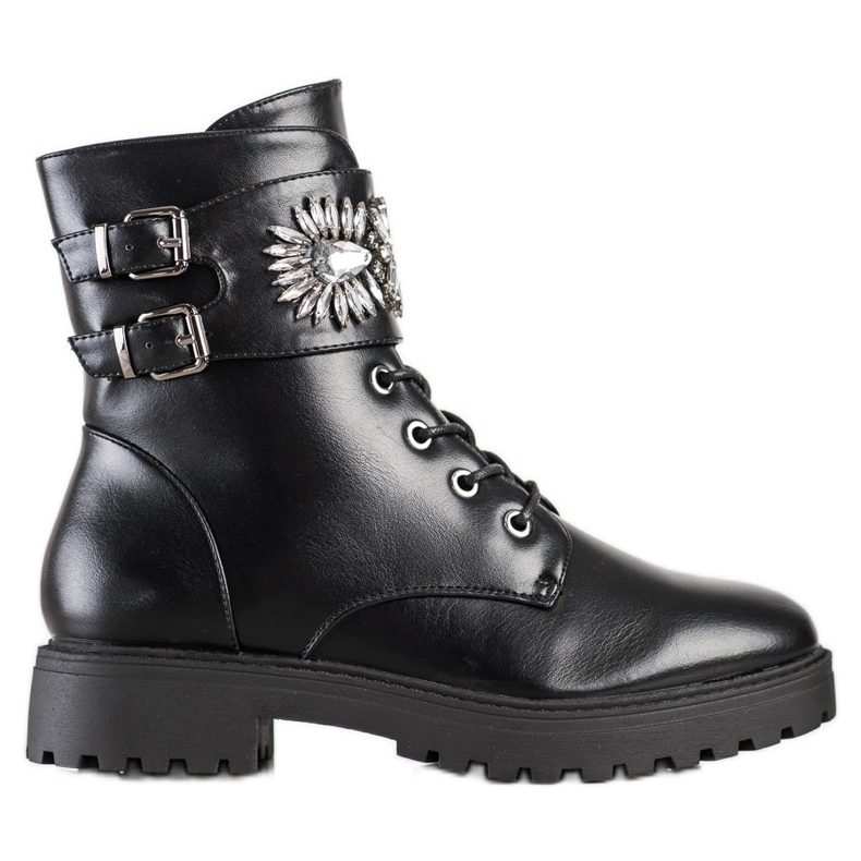 Bestelle Trabalhadores elegantes com cristais preto Bestelle Trabalhadores elegantes com cristais preto