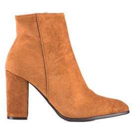Bestelle Botas Elegantes de Camelo marrom