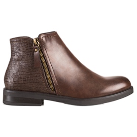 Clowse Botas com estampa de cobra casual marrom