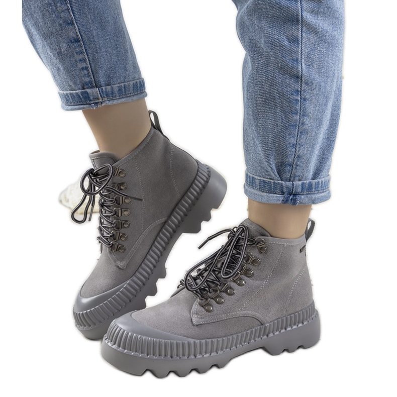Botas esportivas femininas Grey Big Star Laprise cinza