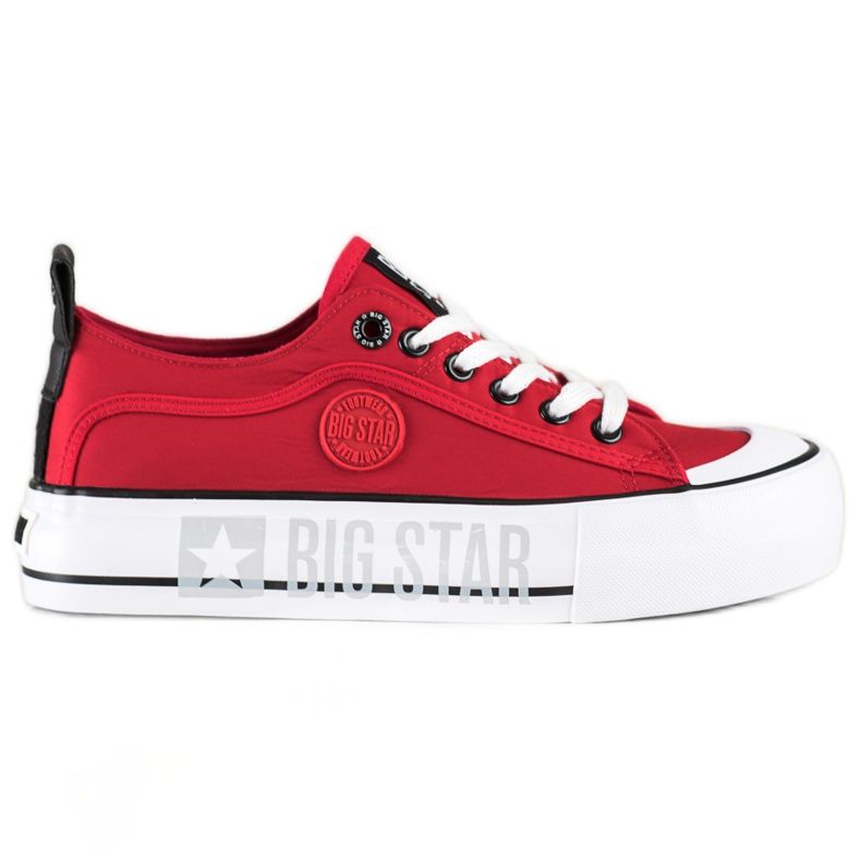 Tênis feminino Big Star II274025 vermelho
