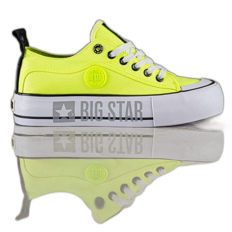 Tênis feminino Big Star II274022 amarelo