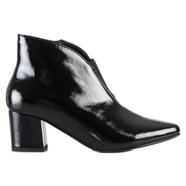 Botas lacadas VINCEZA preto