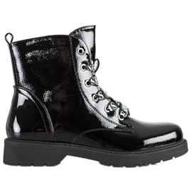 Botas Com Encadernação Decorativa VINCEZA preto