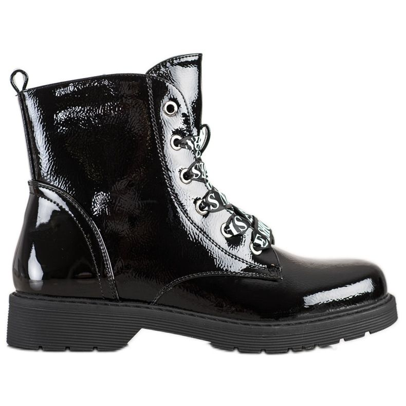 Botas Com Encadernação Decorativa VINCEZA preto