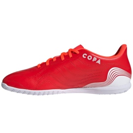 Chuteiras Adidas Copa Sense.4 In M FY6181 vermelho laranjas e vermelhos