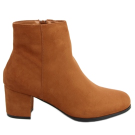 Camel MM788 Botas camelo de salto alto marrom