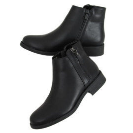 Botas pretas Chelsea para mulheres MM-830 pretas preto