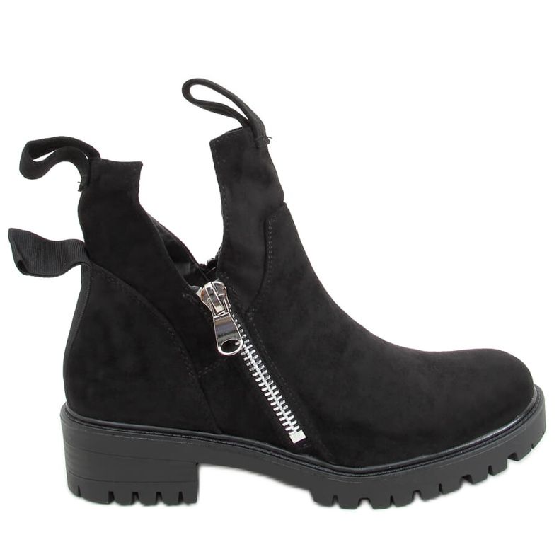 Botas pretas recortadas recortadas SP150 Preta preto