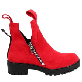 Botas vermelhas cortadas SP150 vermelhas vermelho