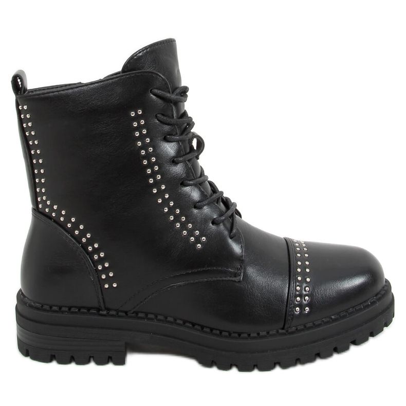Botas militares pretas 8356-PA pretas preto