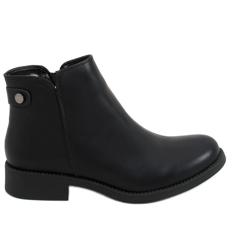 Botas pretas Chelsea para mulheres MM-827 pretas preto