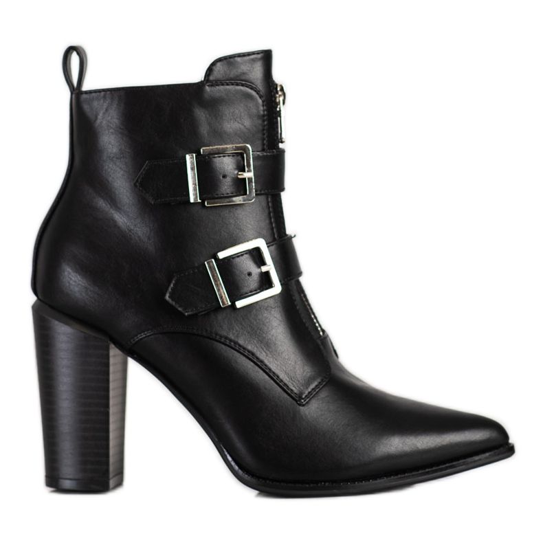 Botas elegantes em Spitz VINCEZA preto