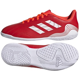 Adidas Copa Sense.4 In Jr FY6162 chuteiras vermelho vermelho