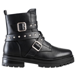 Bestelle Botas de trabalho com strass preto Bestelle Botas de trabalho com strass preto