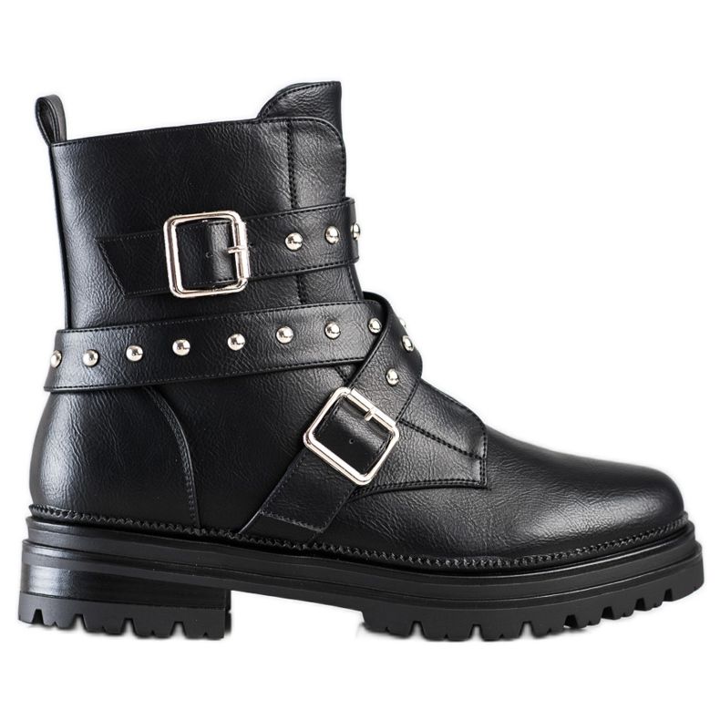 Bestelle Botas de trabalho com strass preto Bestelle Botas de trabalho com strass preto