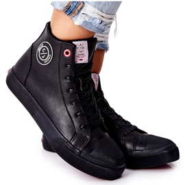 Tênis com isolamento feminino Cross Jeans preto alto II2R4009C