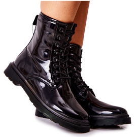 Cross Jeans Botas femininas jeans cruzado preto GG2R4023