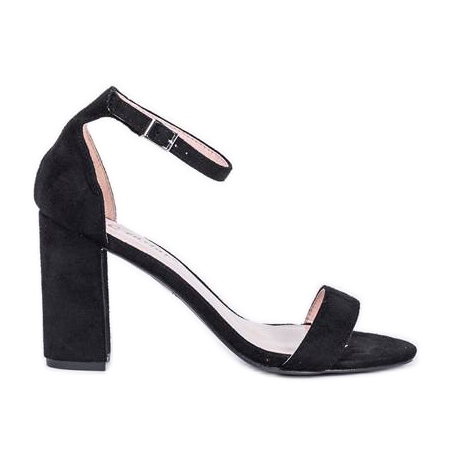 Sandálias pretas no poste Bethany preto