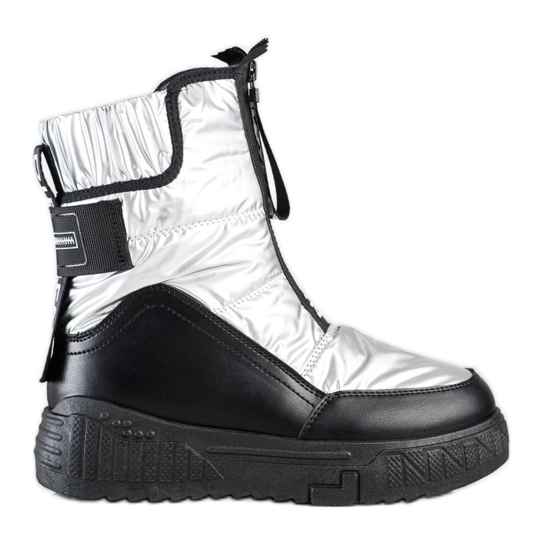 Seastar Botas de neve no controle deslizante preto prata Seastar Botas de neve no controle deslizante preto prata
