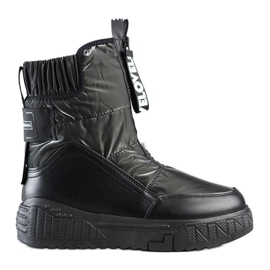 Seastar Botas de neve no controle deslizante preto