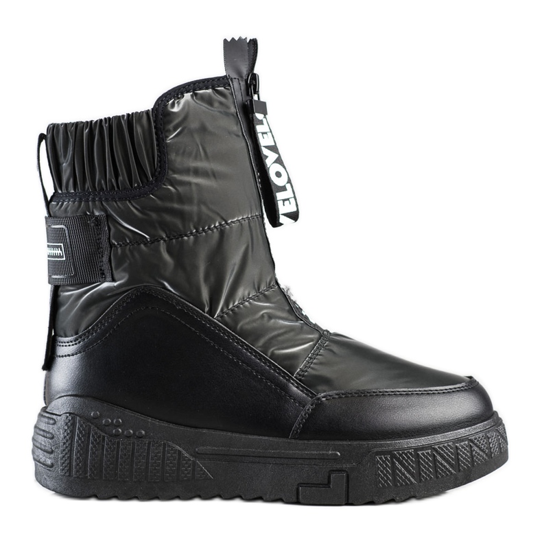 Seastar Botas de neve no controle deslizante preto