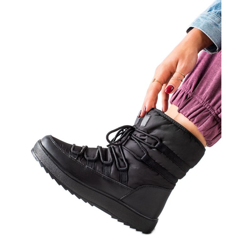 S. BARSKI Botas de neve confortáveis ​​por S.BARSKI preto