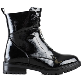 Erynn Trabalhadores envernizados no controle deslizante preto Erynn Trabalhadores envernizados no controle deslizante preto