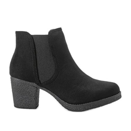 Botas pretas de cano alto no poste Lasha preto