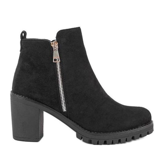 Botas pretas de tornozelo no poste Tiny preto