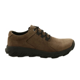 Sapatos masculinos conforto marrom American Club CY18 / 21