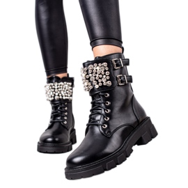 Seastar Trabalhadores elegantes com strass preto