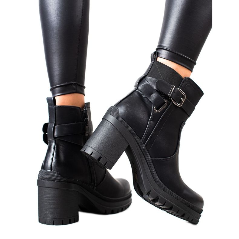 Renda Botas de plataforma casuais preto