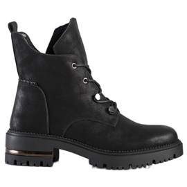 Trabalhadores com cadarços elegantes por Sergio Leone preto