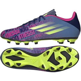 Chuteiras Adidas X Speedflow Messi.4 FxG M FY6923 azul marinho multicolorido azul marinho