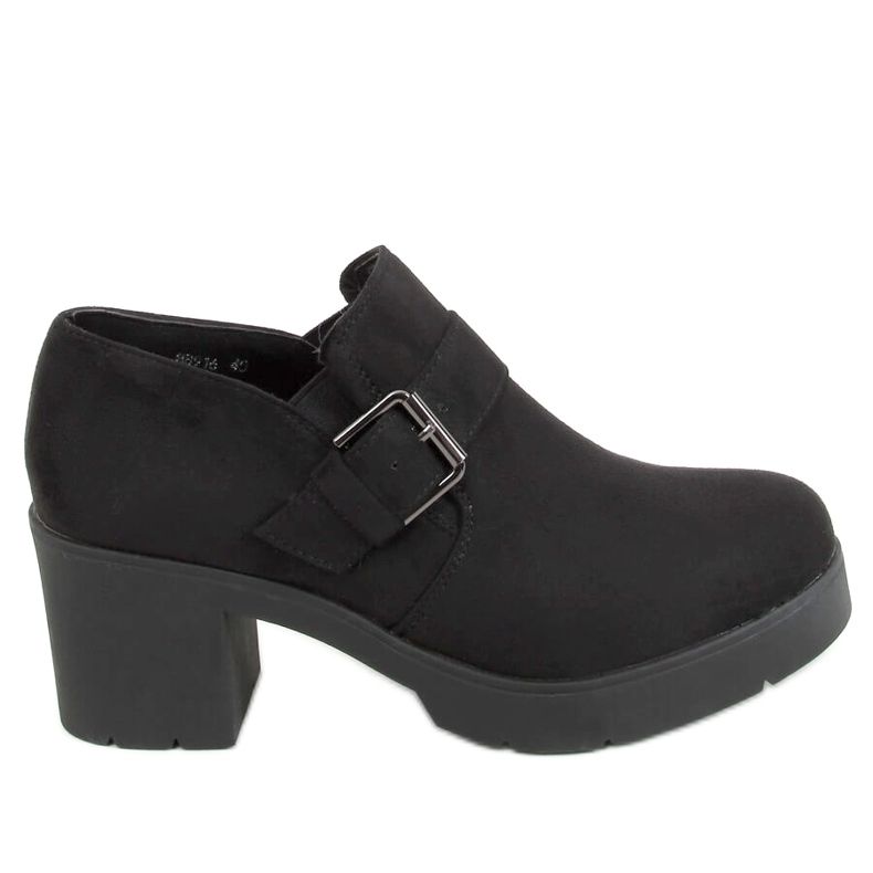 Sapatos femininos negros de salto alto 8B916 Preto