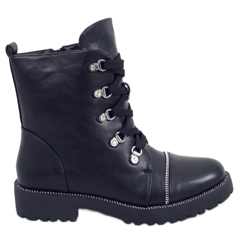 Botas militares pretas 15625 pretas preto