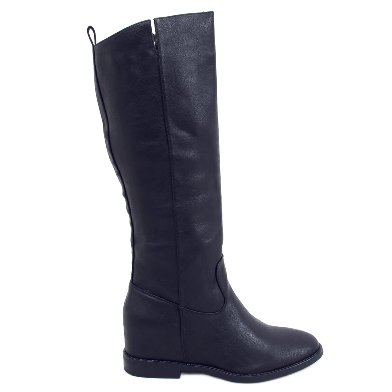 Botas pretas em salto oculto HQ243 Preto