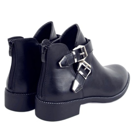 Botas pretas cortadas Y8157 pretas preto