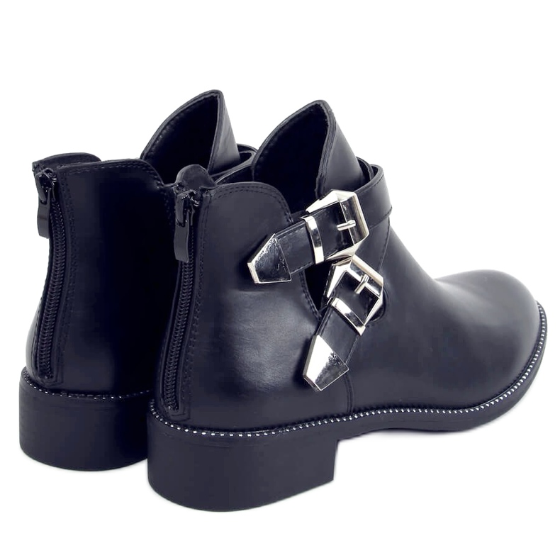 Botas pretas cortadas Y8157 pretas preto