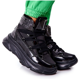 Botas de neve quentes Big Star II274311 pretas preto