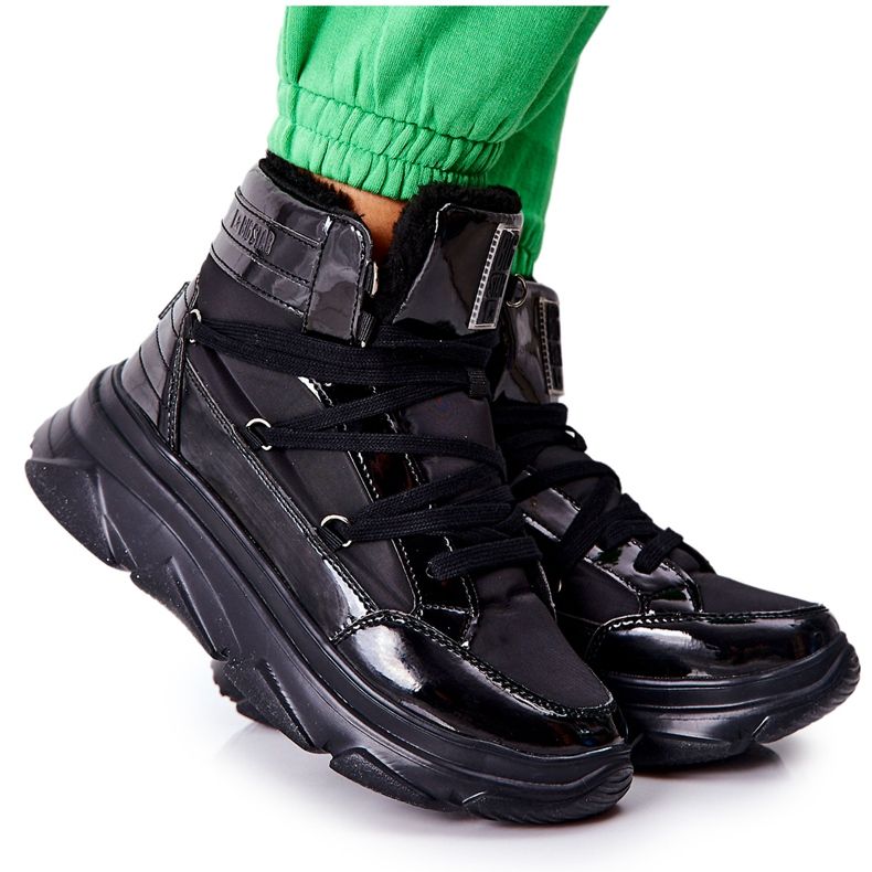 Botas de neve quentes Big Star II274311 pretas preto Botas de neve quentes Big Star II274311 pretas preto