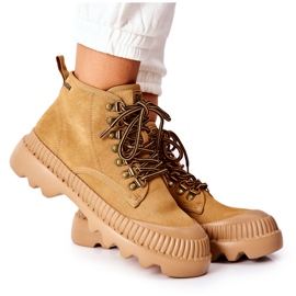 Botas de couro caçadores Big Star II274366 Camelo marrom