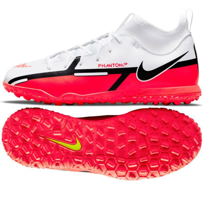 Chuteira Nike Phantom GT2 Club Dynamic Fit Tf Jr DC0826 167 multicolorido branco Chuteira Nike Phantom GT2 Club Dynamic Fit Tf Jr DC0826 167 multicolorido branco
