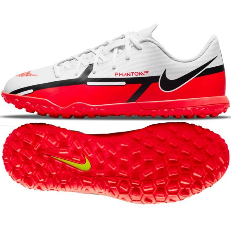 Chuteira Nike Phantom GT2 Club Tf Jr DC0827 167 multicolorido branco