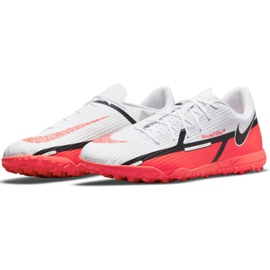 Chuteira Nike Phantom GT2 Club Tf M DC0821 167 branco, vermelho, multicolor branco